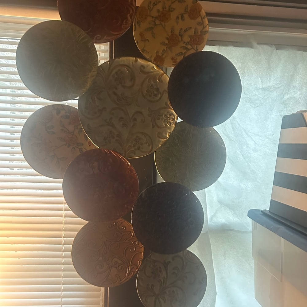 Elegant Multicolor Wall Decor Plates